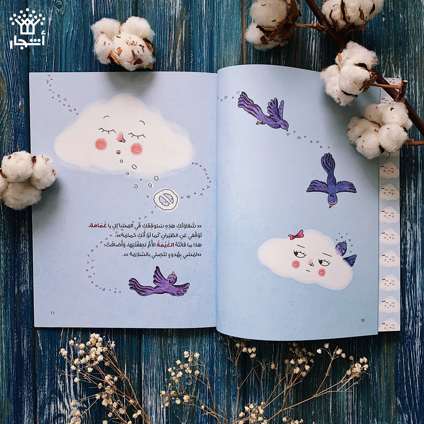 بيضاء الغمامة وشجرة القطن