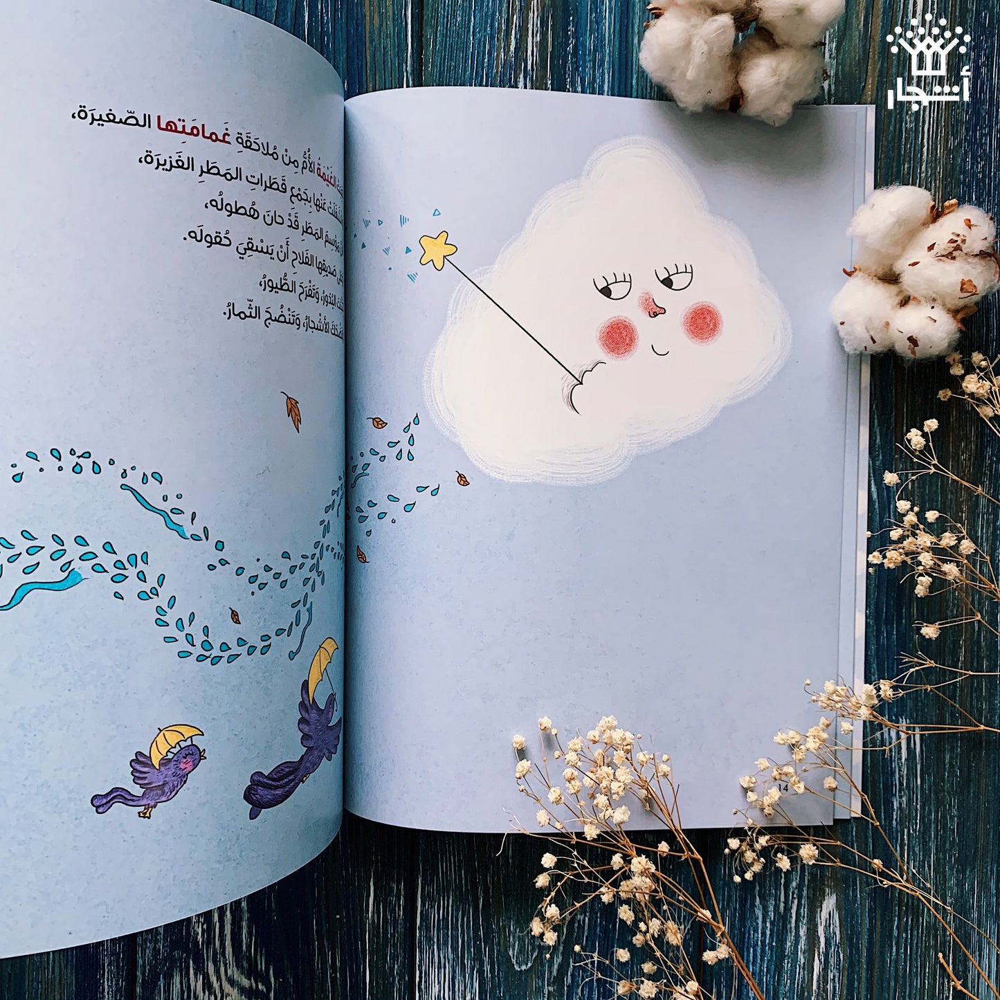 بيضاء الغمامة وشجرة القطن