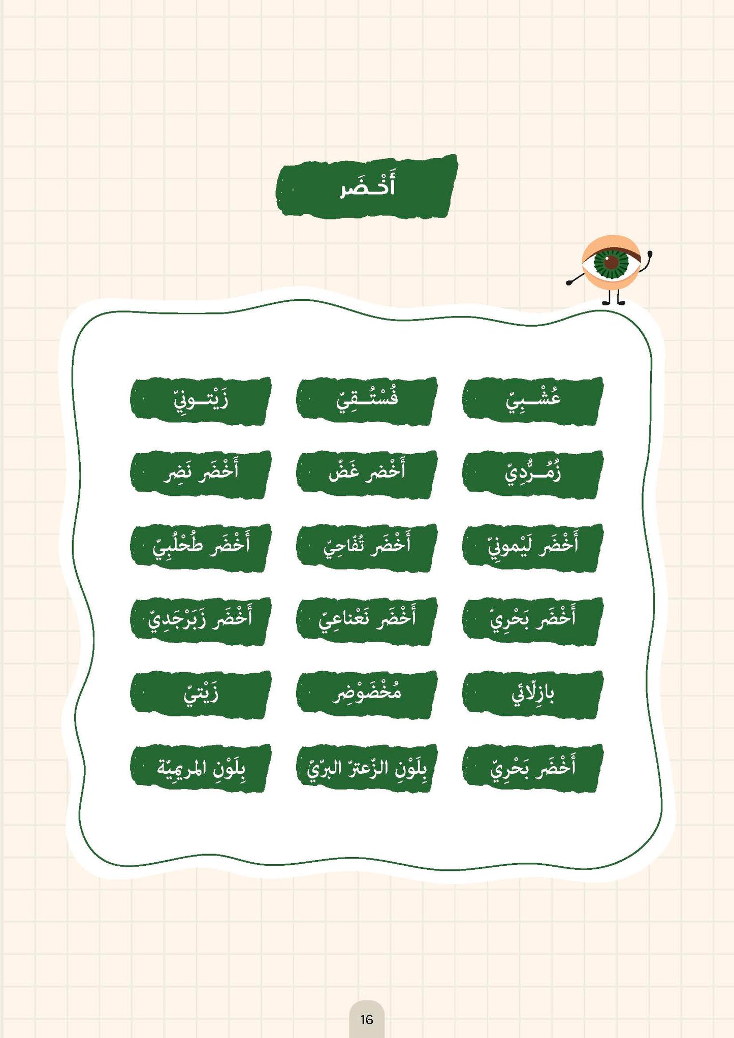 معجم الكلمات والعبارات الوصفية: لطلبة المدارس