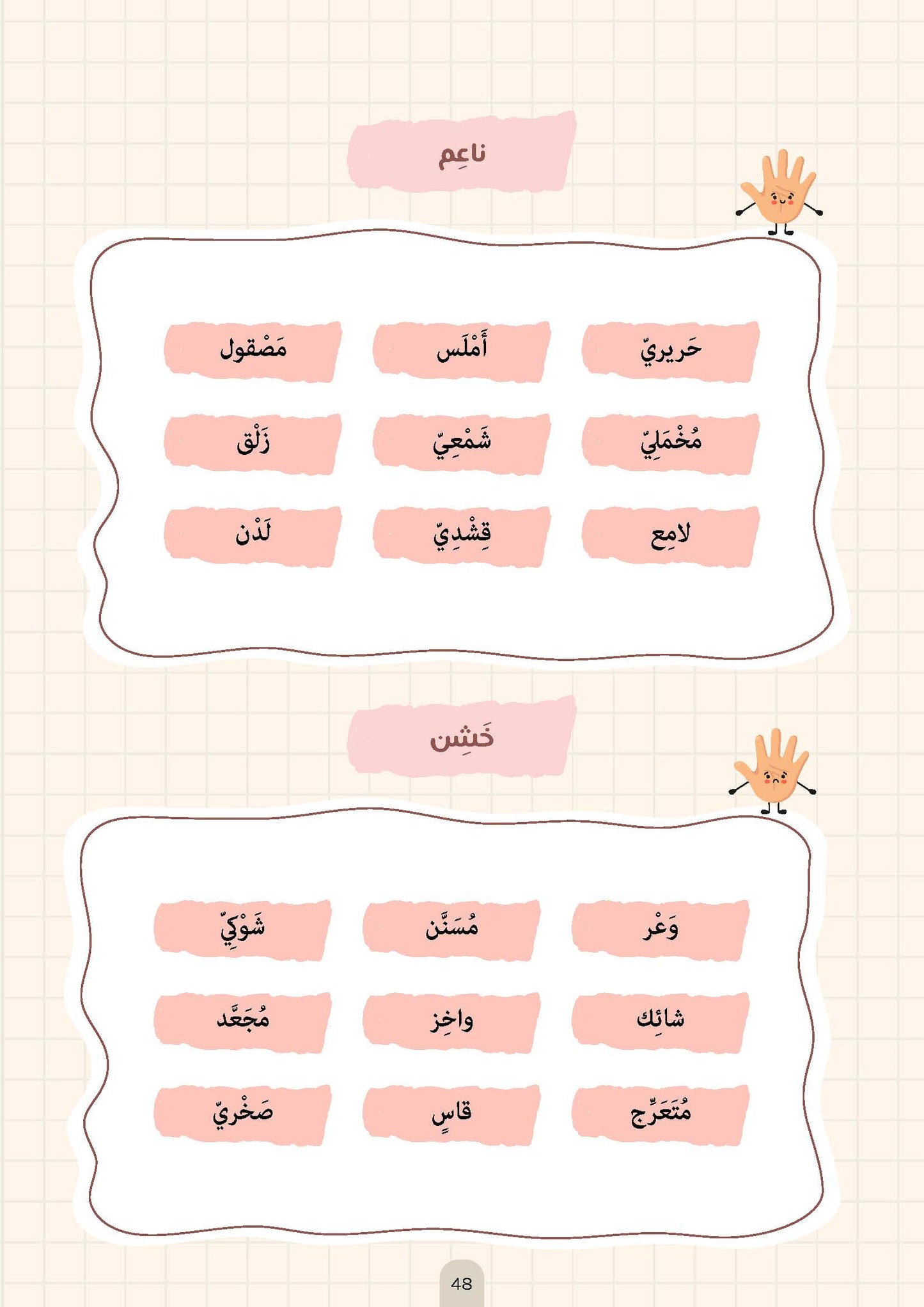 معجم الكلمات والعبارات الوصفية: لطلبة المدارس